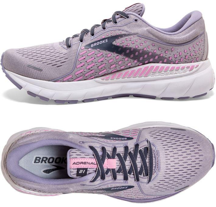 Brooks Iris/Lilac Adrenaline GTS 21 Womens Road Running Shoes 120329-675