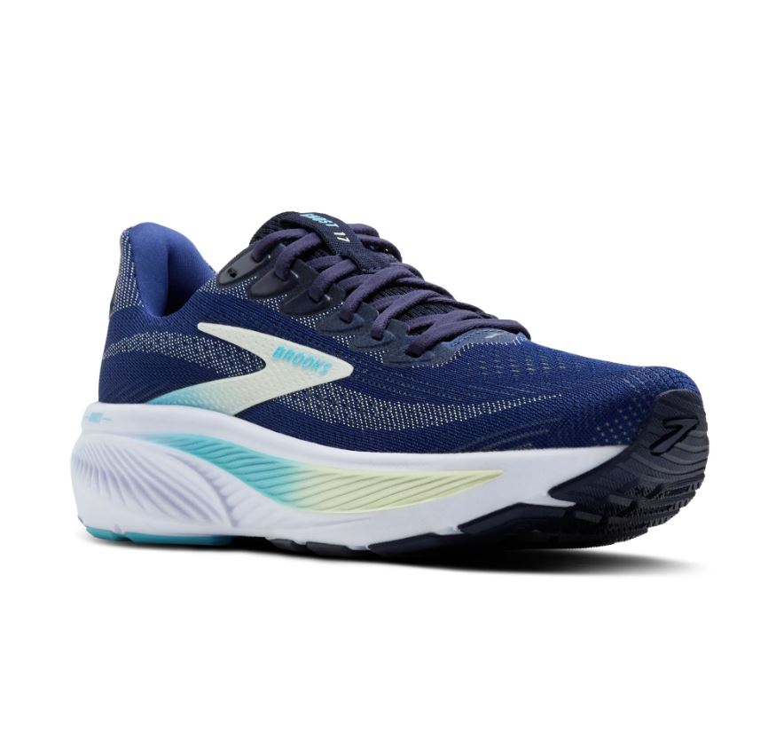 Brooks Navy/Green/Turquoise Ghost 17 Women's Running Shoes 120431-458