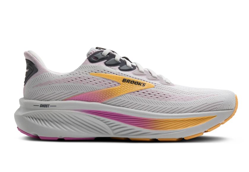 Brooks Oyster/Apricot/Pink Ghost 17 Women's Road Running Shoes 120431-070