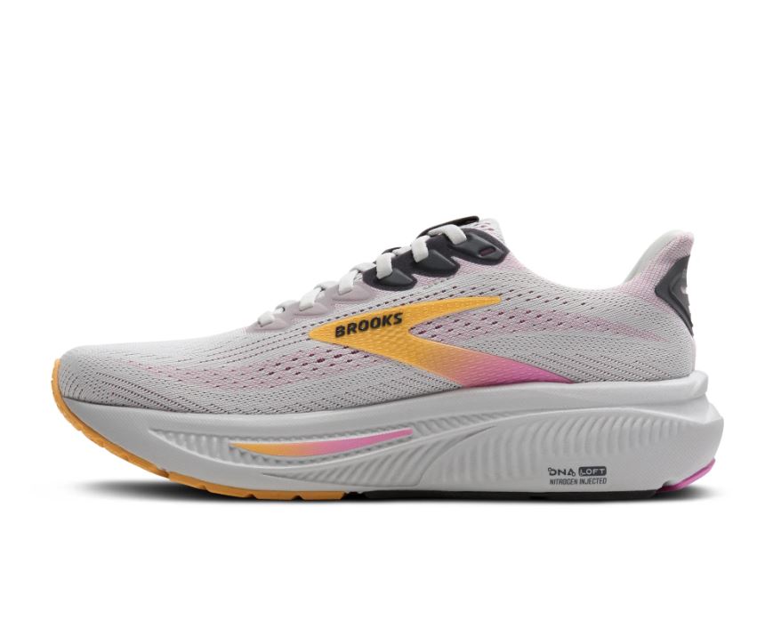 Brooks Oyster/Apricot/Pink Ghost 17 Women's Road Running Shoes 120431-070