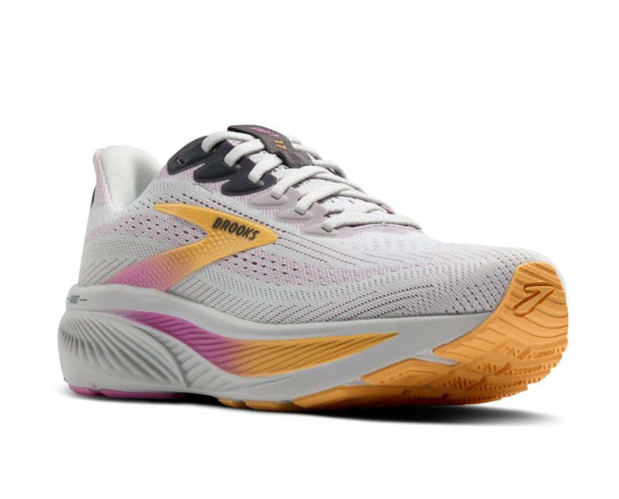 Brooks Oyster/Apricot/Pink Ghost 17 Women's Road Running Shoes 120431-070