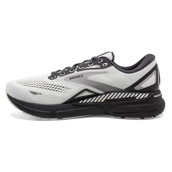 Brooks Oyster/Ebony/Alloy Adrenaline GTS 23 Men's Road Running Shoes 110391-065