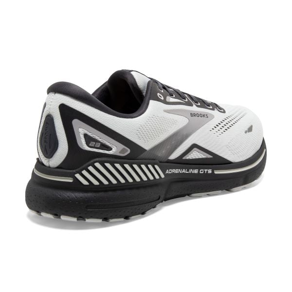 Brooks Oyster/Ebony/Alloy Adrenaline GTS 23 Men's Road Running Shoes 110391-065