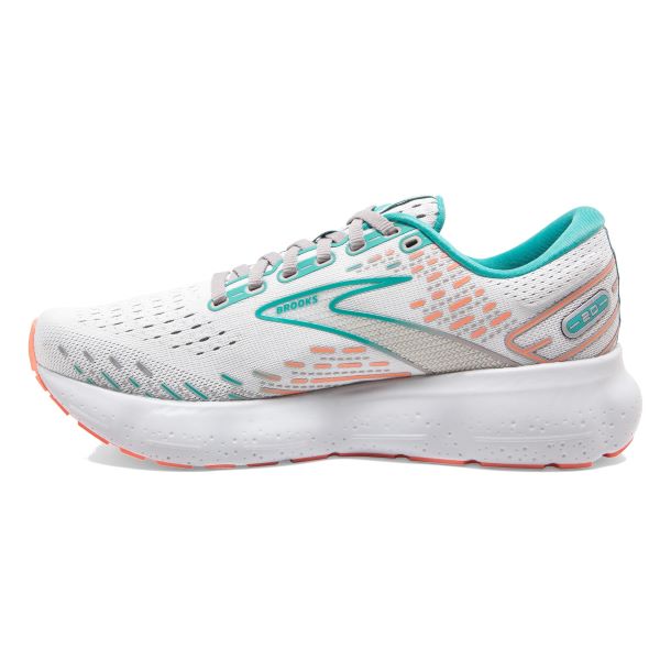Brooks Oyster/Latigo Bay/Coral Glycerin 20 Womens Running Shoes 120369-061