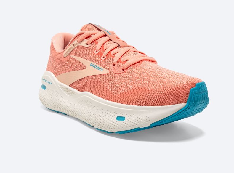 Brooks Papaya/Apricot/Blue Ghost Max Women's Road Running Shoes 120395-818