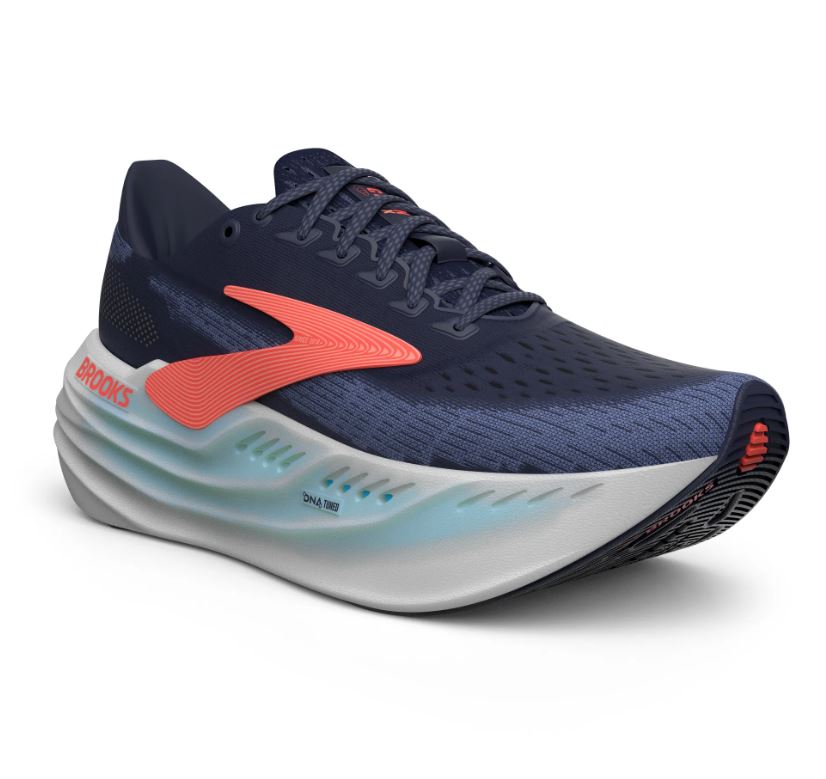 Brooks Peacoat/Blue Ribbon/Hot Coral Women's Road Running Shoes 120436-439