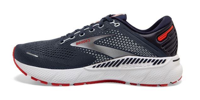 Brooks Peacoat Navy With India Ink And Grenadine Adrenaline GTS 22 Mens Running Shoes 110366/435