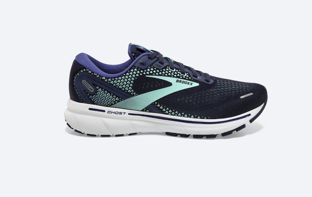 Brooks Peacoat/Yucca/Navy Ghost 14 Women's Running Shoes 120356-446