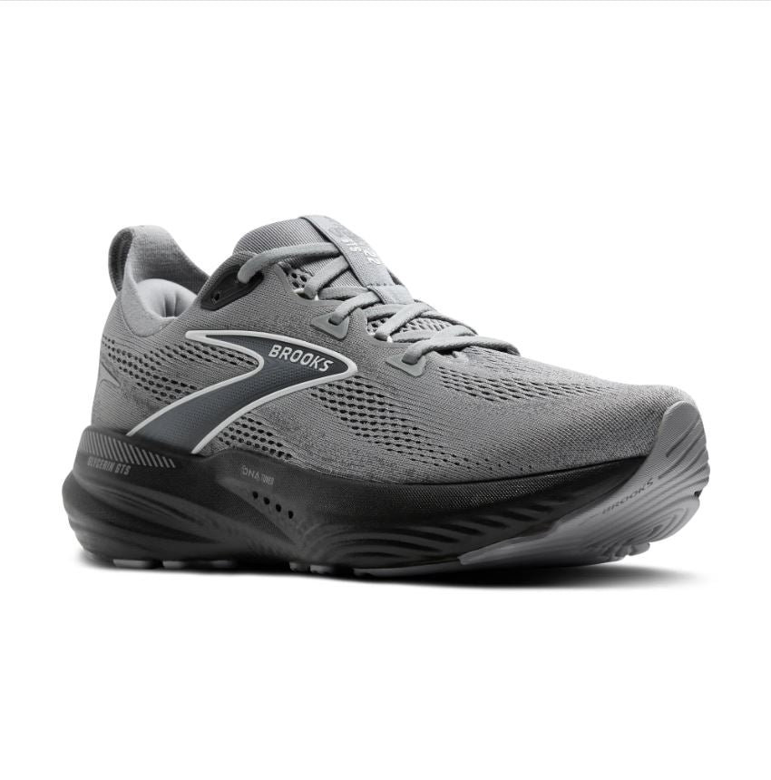 Brooks Primer Grey/Ebony/Bluewash Glycerin GTS 22 Men's Road Running Shoes 110446-078
