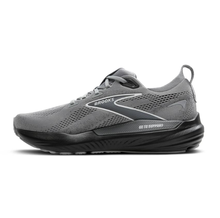 Brooks Primer Grey/Ebony/Bluewash Glycerin GTS 22 Men's Road Running Shoes 110446-078