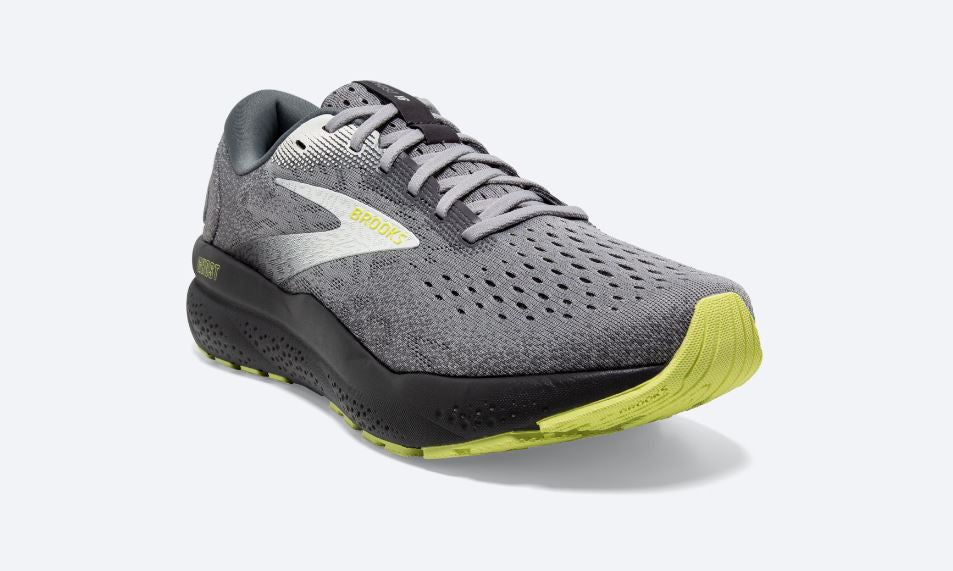 Brooks Primer/Grey/Lime Ghost 16 Men's Road Running Shoes 110418-040