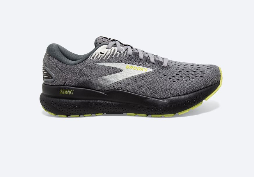 Brooks Primer/Grey/Lime Ghost 16 Men's Road Running Shoes 110418-040