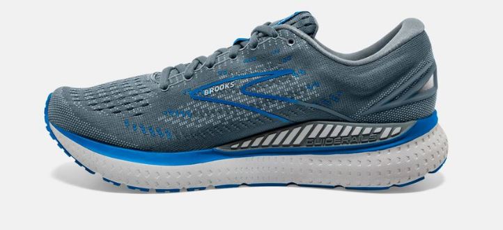 Brooks Quarry/Grey/Dark Blue Glycerin GTS 19 Mens Road Running Shoes 110357