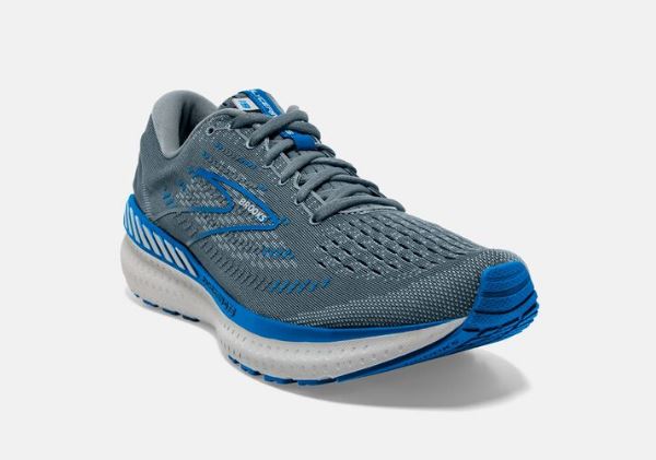 Brooks Quarry/Grey/Dark Blue Glycerin GTS 19 Mens Road Running Shoes 110357