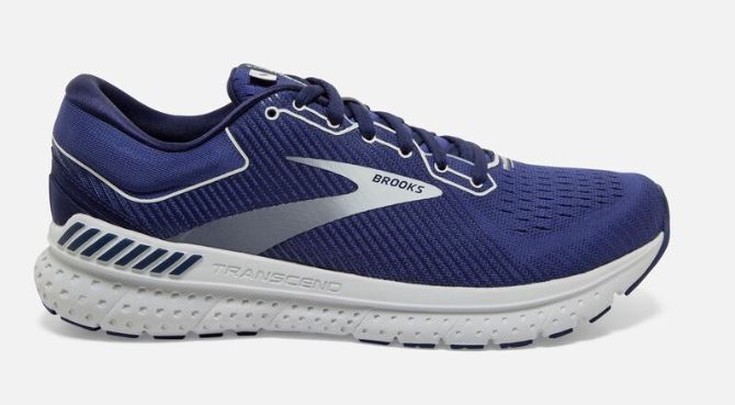 Brooks Transcend 7 Deep Cobalt Blue Mens Comfort Road Running Shoes 110331-467