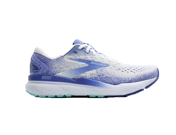 Brooks White/Amparo Blue Women's Road Running Shoes 120407-152