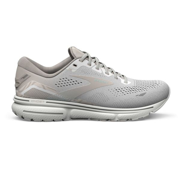 Brooks White/Crystal Grey/Glass Women's Ghost 15 Running Shoes 120380-189