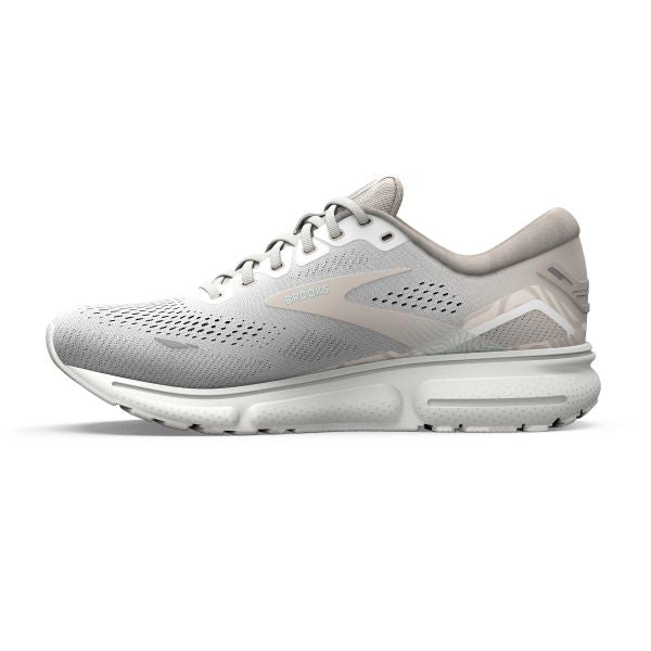 Brooks White/Crystal Grey/Glass Women's Ghost 15 Running Shoes 120380-189