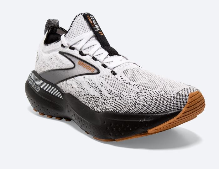 Brooks White/Grey/Black Glycerin StealthFit GTS 21 Men's Road Running Shoes 110422-135