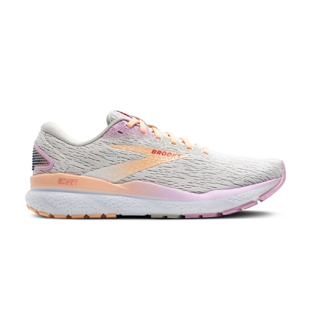 Brooks White/Grey/Orchid Ghost 16 Women's Road Running Shoes 120407-186