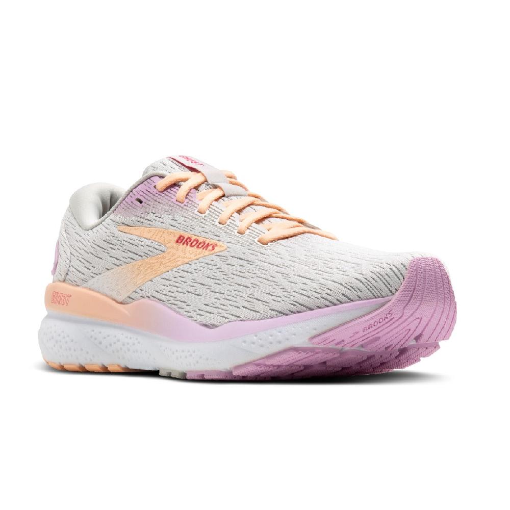 Brooks White/Grey/Orchid Ghost 16 Women's Road Running Shoes 120407-186