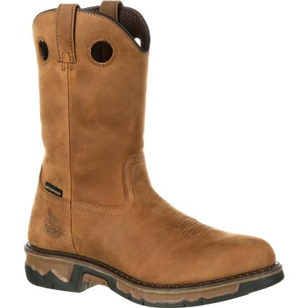 Brown Carbo-Tec Composite Toe Waterproof Georgia Mens Work Boots