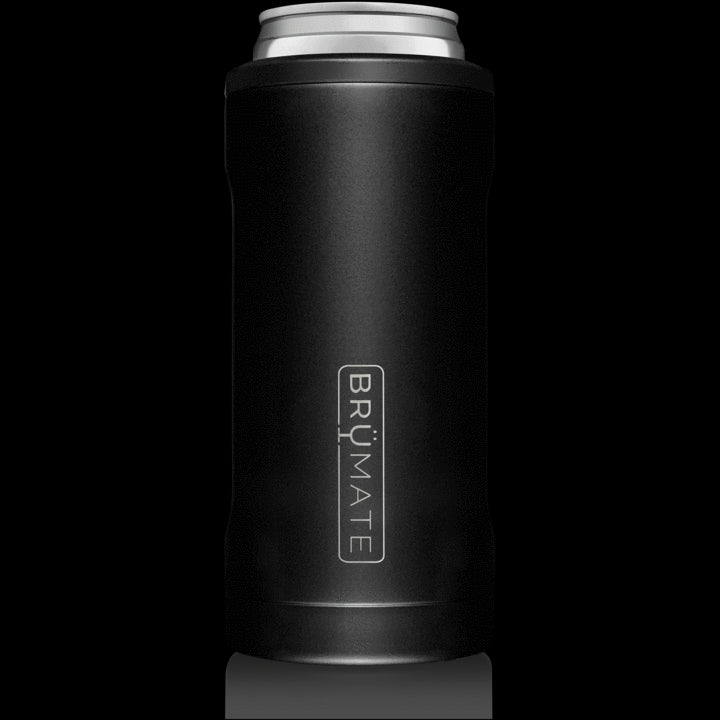 Brumate Black Hopsulator Slim (12 oz Slim Cans) HS12B