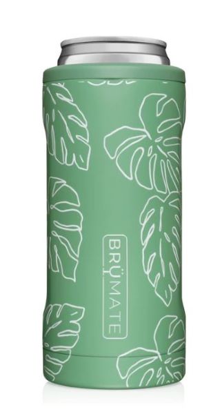 Brumate Monstera Leaf Hopsulator Slim (12oz Cans) HS12RMO