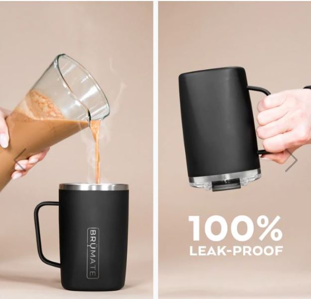 Brumate Neon Pink Toddy 16 Oz. Insulated Coffee Mug TD16P