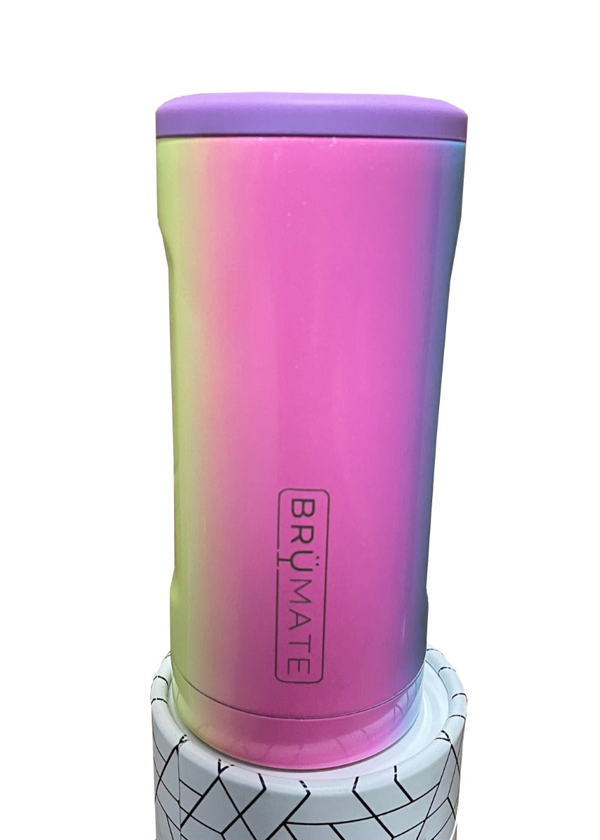 Brumate Rainbow Glitter Hopsulator Slim (12oz Slim Cans)
