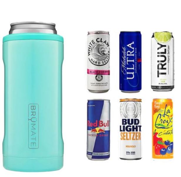 Brumate Rainbow Titanium Hopsulator Slim (12 Oz Slim Cans) HS12ELE