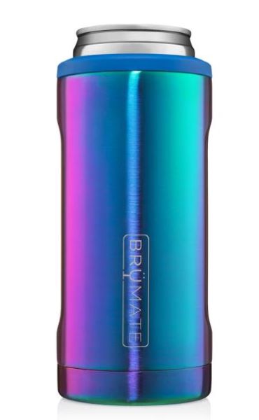 Brumate Rainbow Titanium Hopsulator Slim (12 oz Slim Cans) HS12ELE
