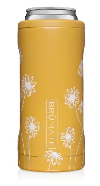 Brumate Sun Daisy Hopsulator Slim (12oz Slim Cans) HS12RSF