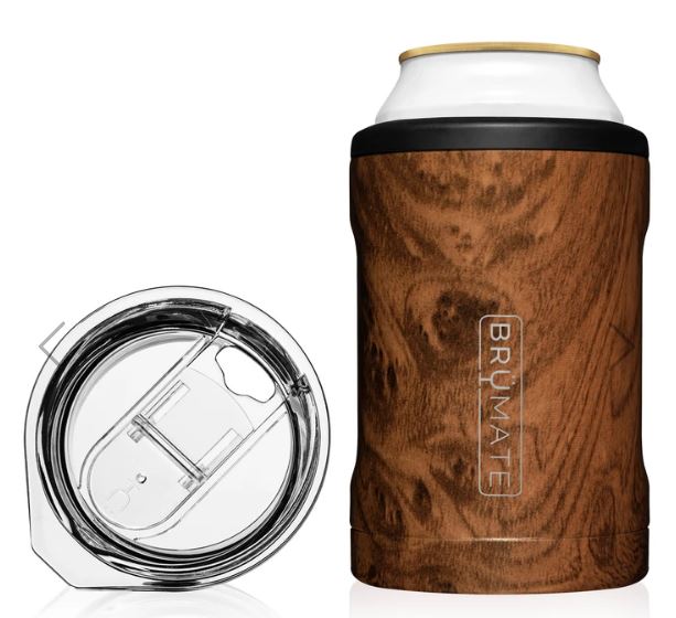 Brumate Walnut Hopsulator DUO 2-IN-1 (12OZ CANS/TUMBLER)