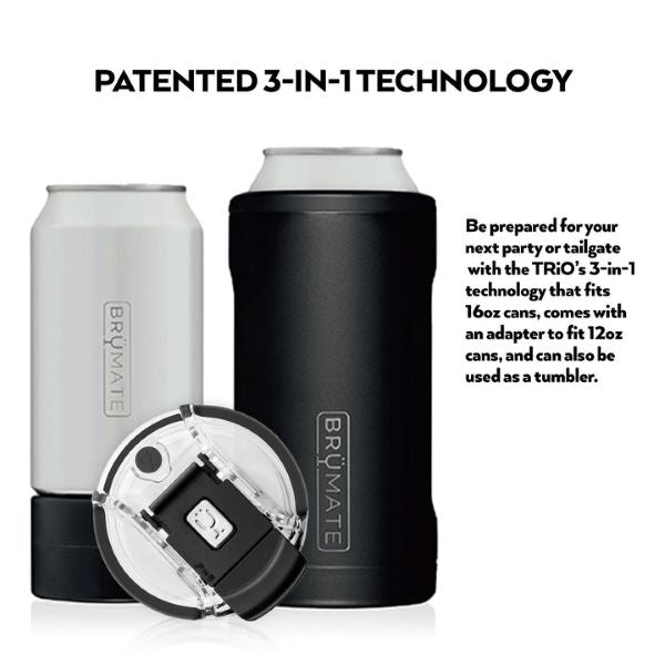 Brumate Walnut Hopsulator Trio MUV 3-in-1 (16 Oz/ 12 Oz Cans) HT16WD