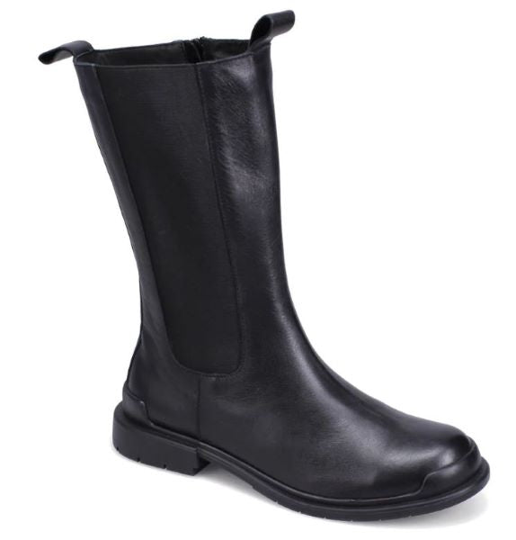 Bueno Black Emmy Mid Women's Chelsea Boots B2282001