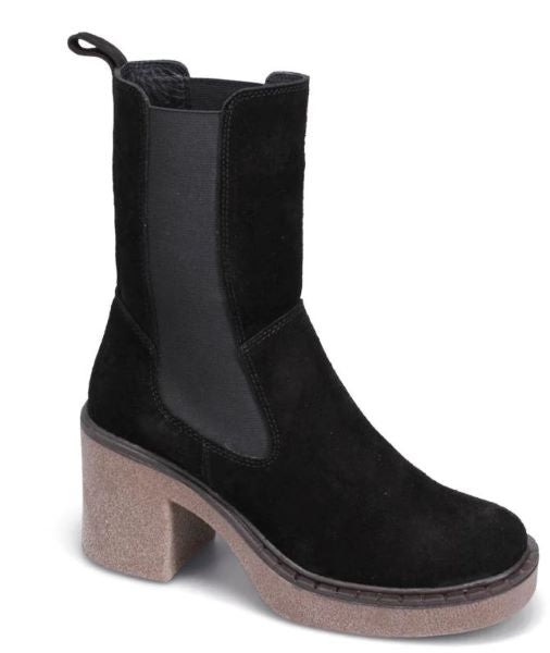 Bueno Black Hart Thick Sole Womens Boots B2260036