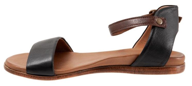 Bueno Black Willow Womens Flat Sandals B1201