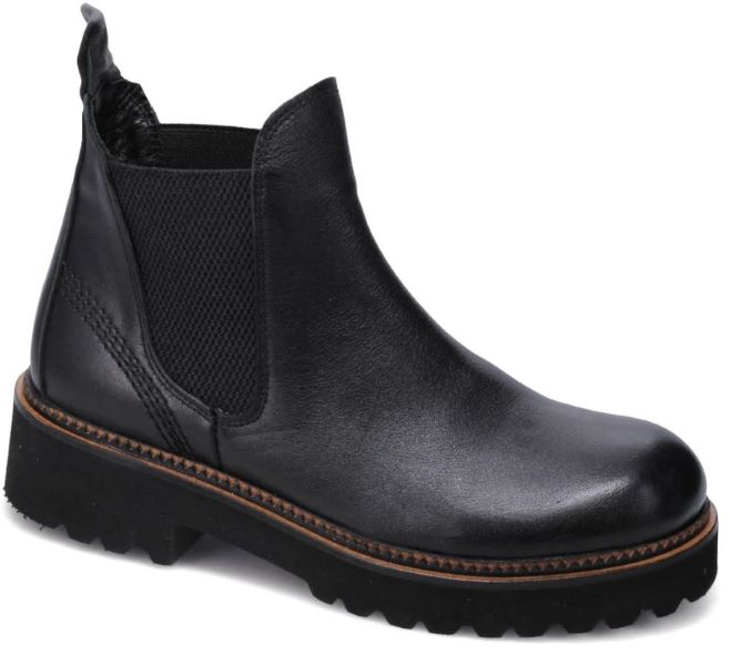Bueno Black Women's Alex Chelsea Boots B2250001
