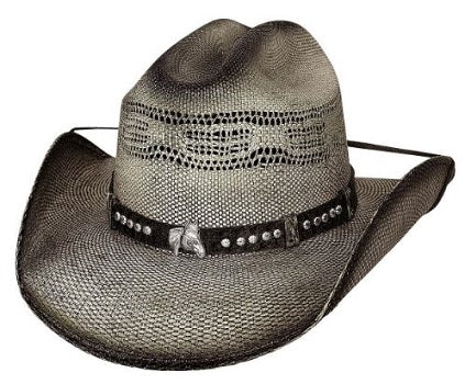 Bullhide Boy's Black Wheelhorse Straw Hat 2931BL