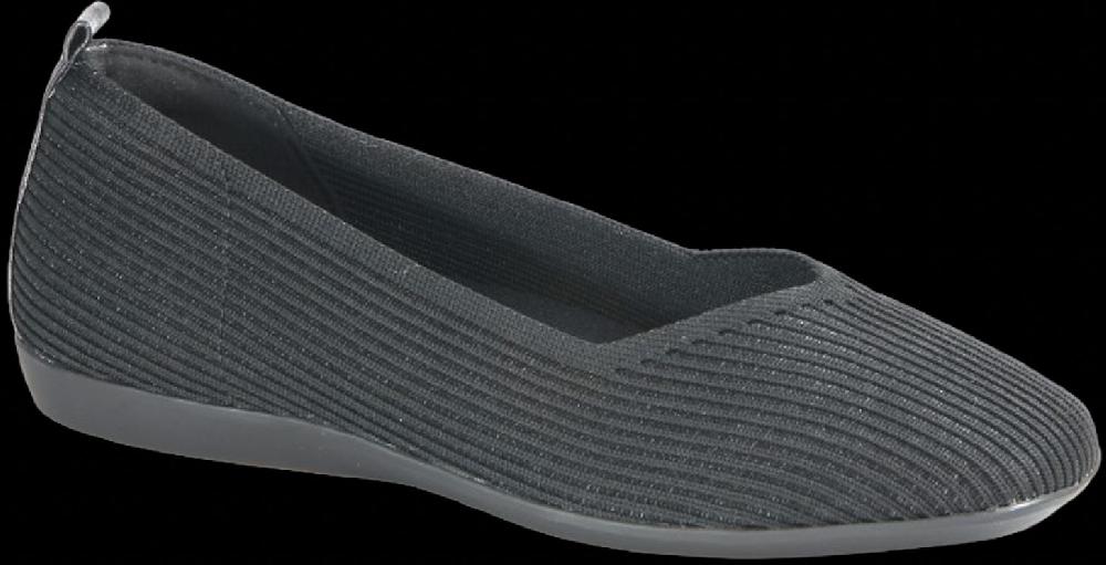 Bussola Nero Vicenza Valda Women's Knit Flat Shoes VALDA-NERO