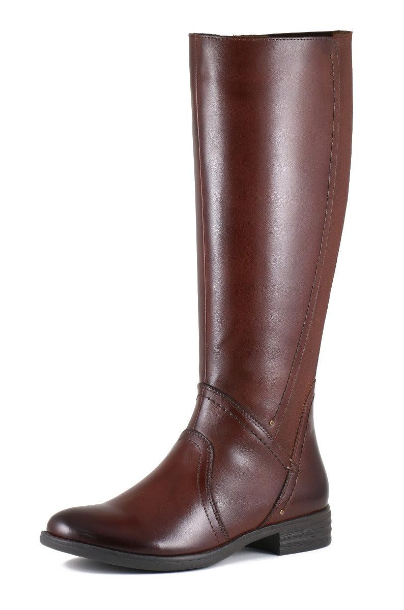 Bussola Russet Twyla Vachetta Leather Womens Tall Boots