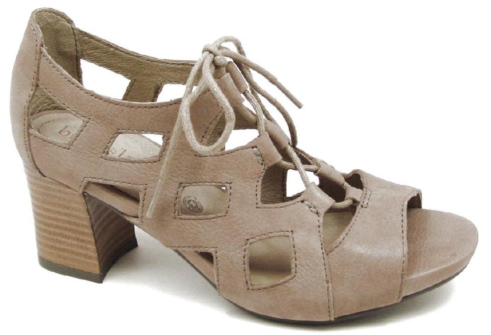 Bussola Taupe Mandy Comfort Open Toe Bootie Style Womens Sandals MANDY-TAUP
