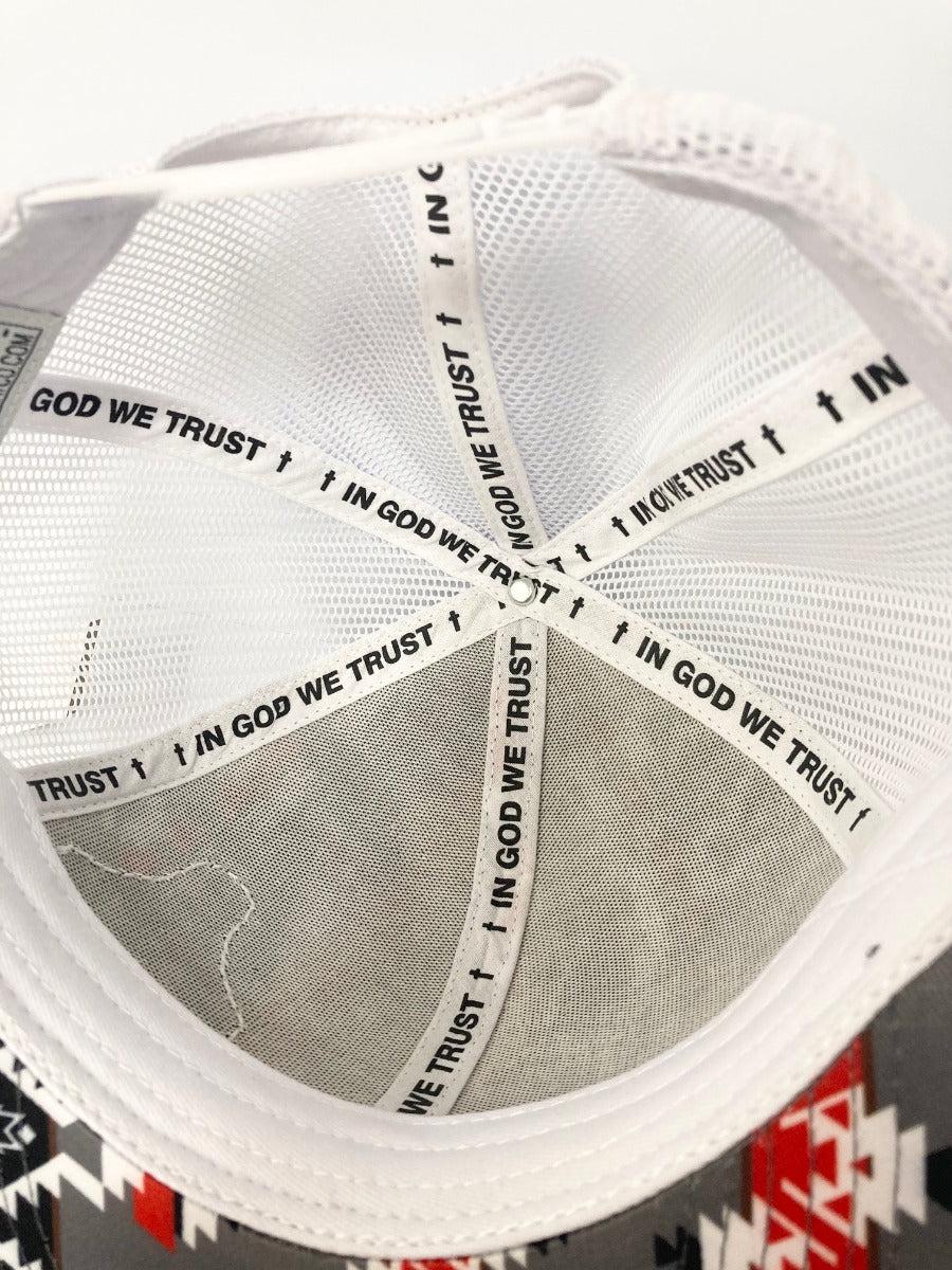 Cactus Alley Red/White Aztec Pattern Lebo's 1923 Patch Cap LEBOS 1923