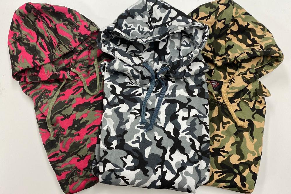 Camo Hoody Sweatshirt - 3 Color Options - Unisex
