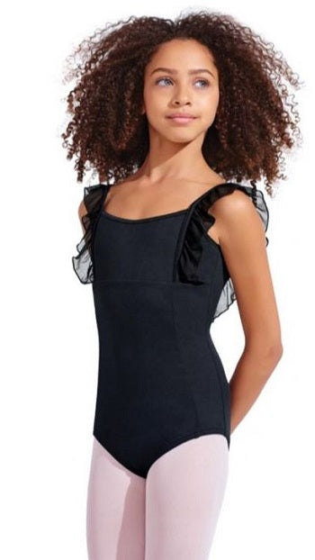 Capezio Black Anastasia Girls Leotard 10810C