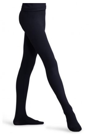 Capezio Black Mens Ultra Soft Footed Tights 10361M