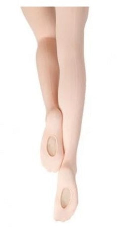 Capezio Childs Professional Mesh Transition Tights with Seams 9C