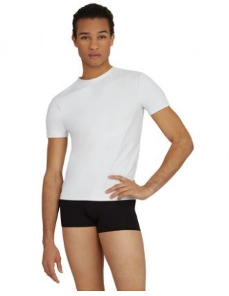 Capezio Fitted Tactel Crew Neck Mens Shirt 10358