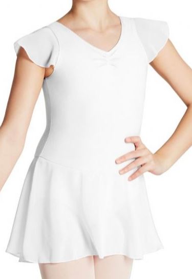 Capezio Flutter Sleeve Childrens Dress 11305C